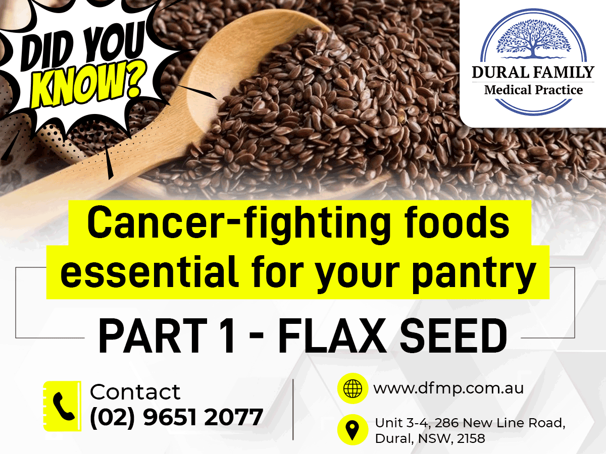 Cancer-fighting foods essential for your pantry. Part 1 – Flax Seed
